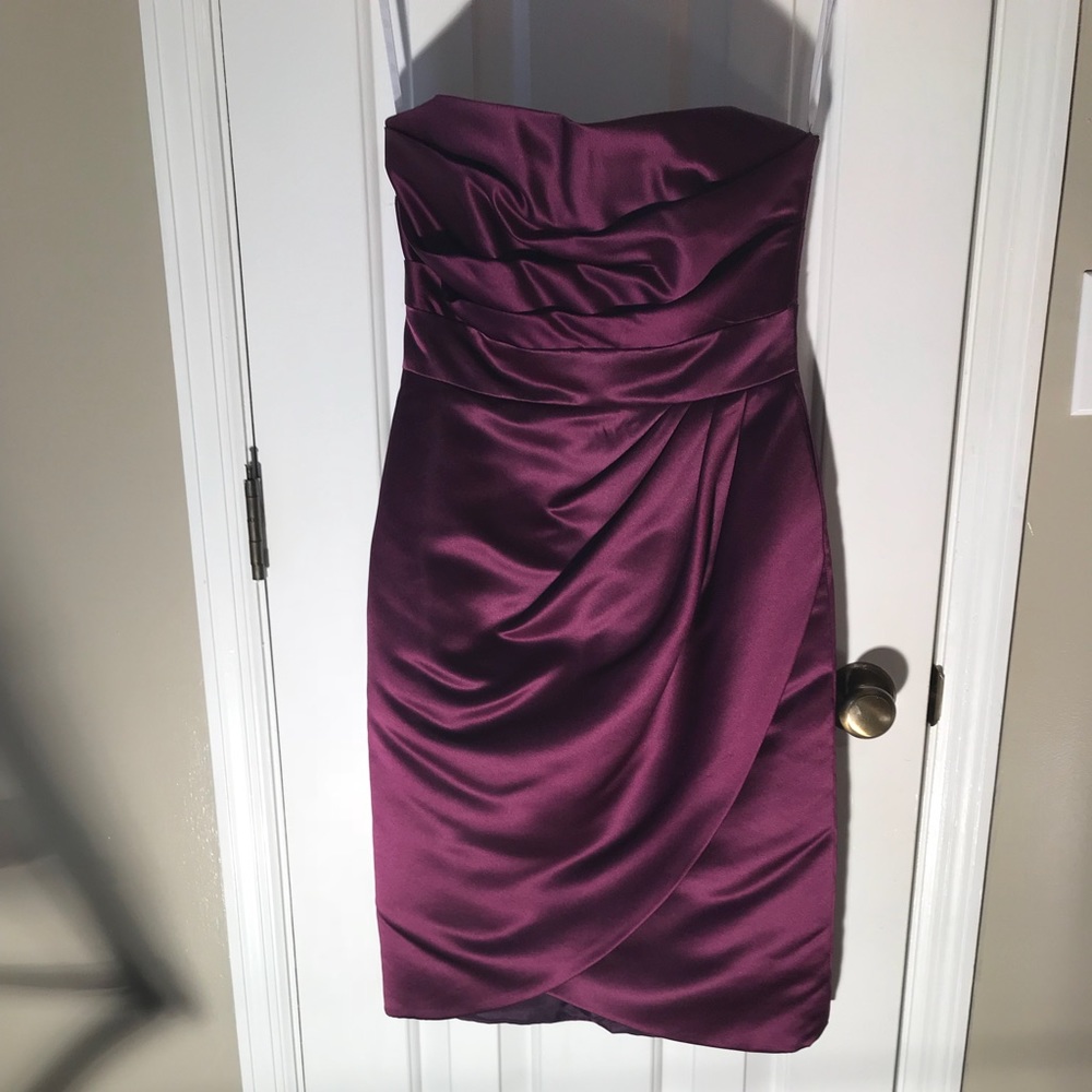 Plumb cocktail dress
